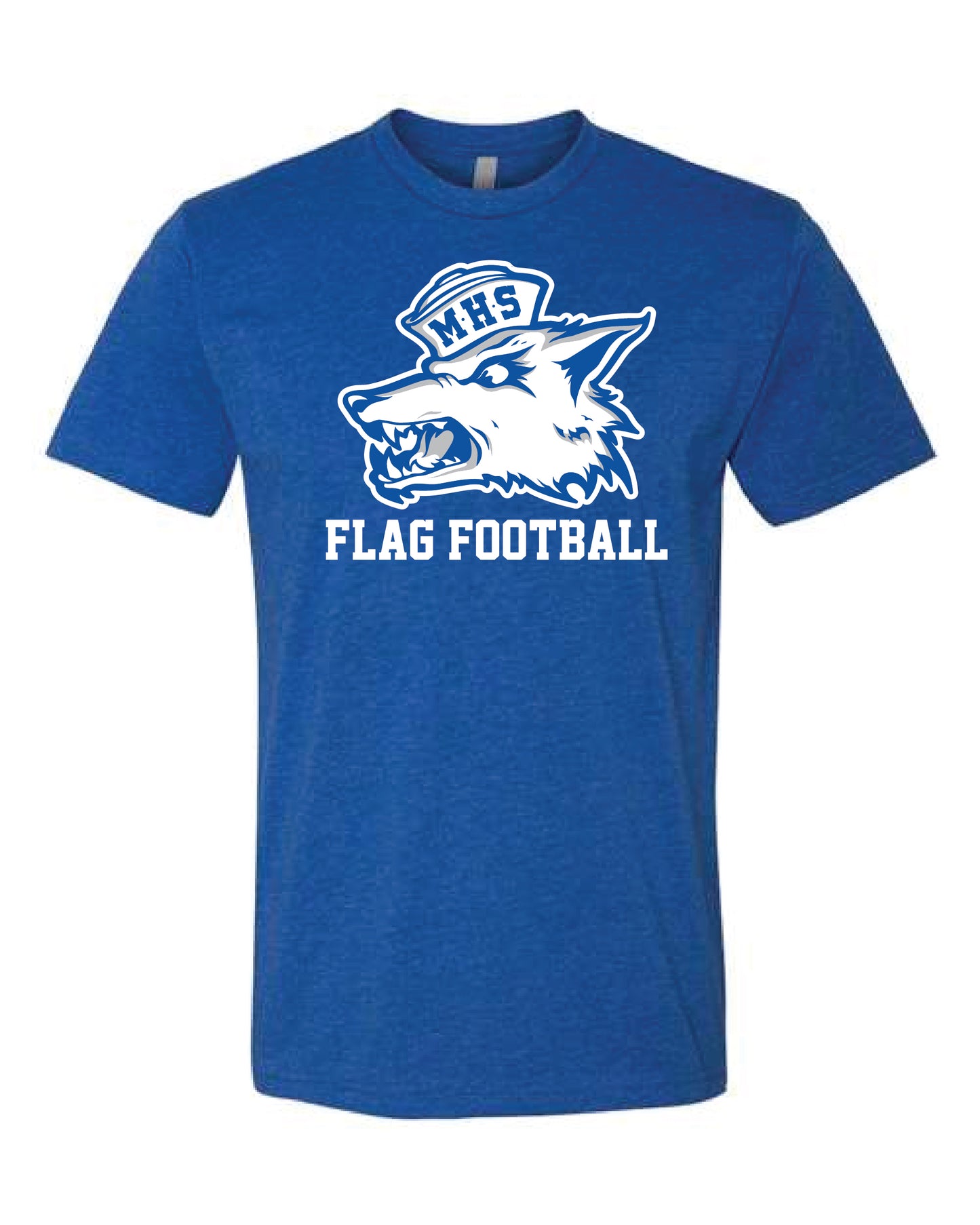 Madera Coyote Flag Football Royal T-Shirt