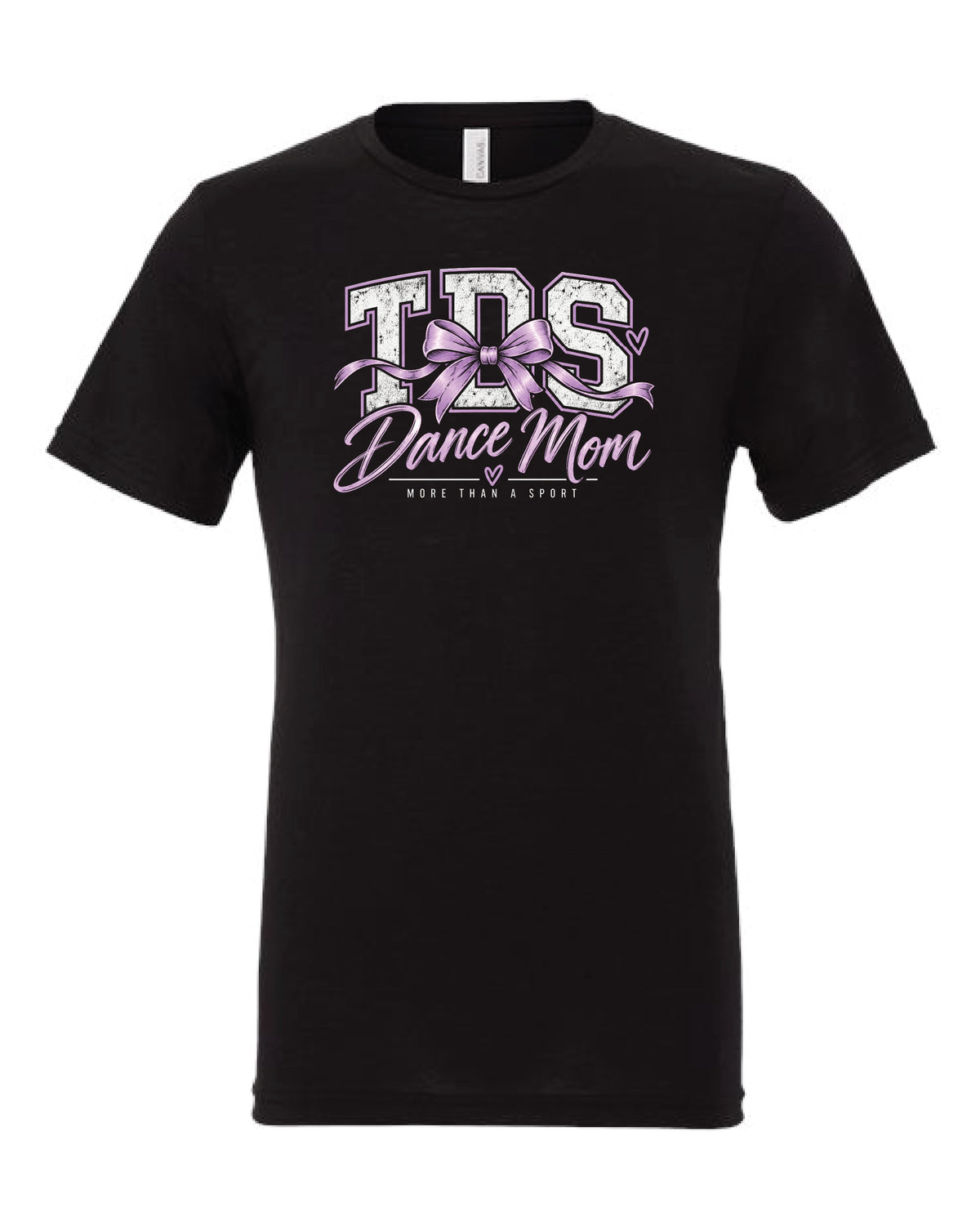 TDS Studio Dance Mom Bow Bella+Canvas Triblend Tee