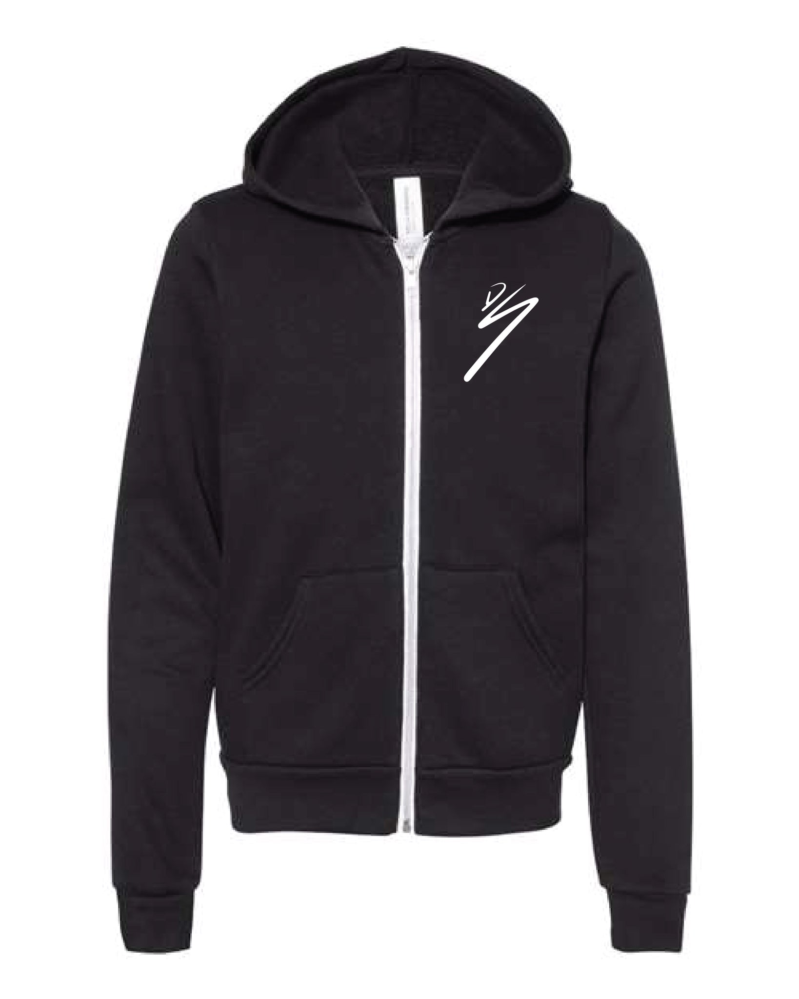 DS Petite Elite Team Bella+Canvas Youth Sponge Fleece Full-Zip Hoodie Sweatshirt