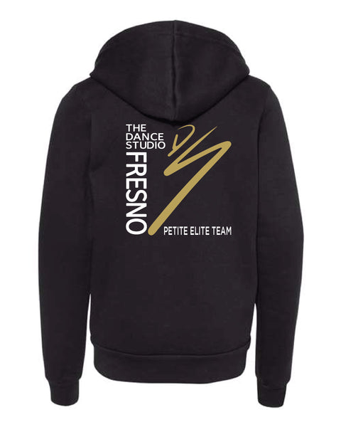 DS Petite Elite Team Bella+Canvas Youth Sponge Fleece Full-Zip Hoodie Sweatshirt