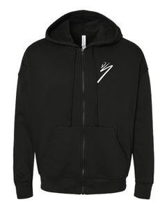 DS Petite Elite Team Bella+Canvas Unisex Sponge Fleece DTM Full-Zip Hoodie Sweatshirt