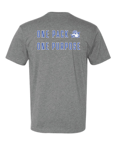 Coyotes Flag Football Dark Heather Grey T-Shirt