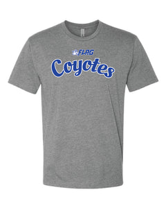 Coyotes Flag Football Dark Heather Grey T-Shirt