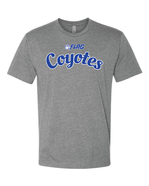 Coyotes Flag Football Dark Heather Grey T-Shirt