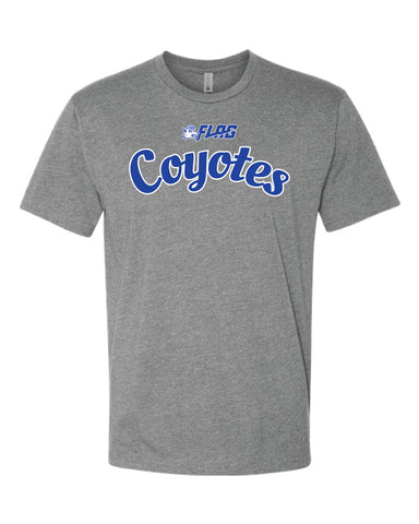 Coyotes Flag Football Dark Heather Grey T-Shirt