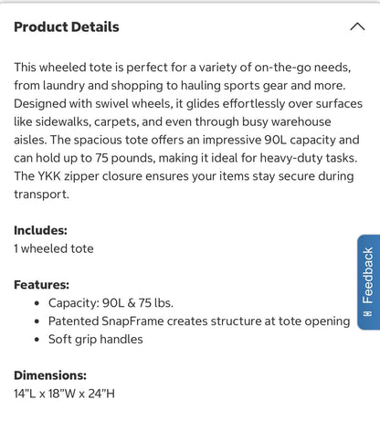 TDS Recital/Competition Tote Bag