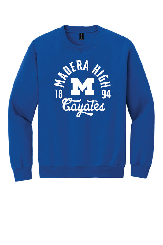 Madera High Block M Crewneck