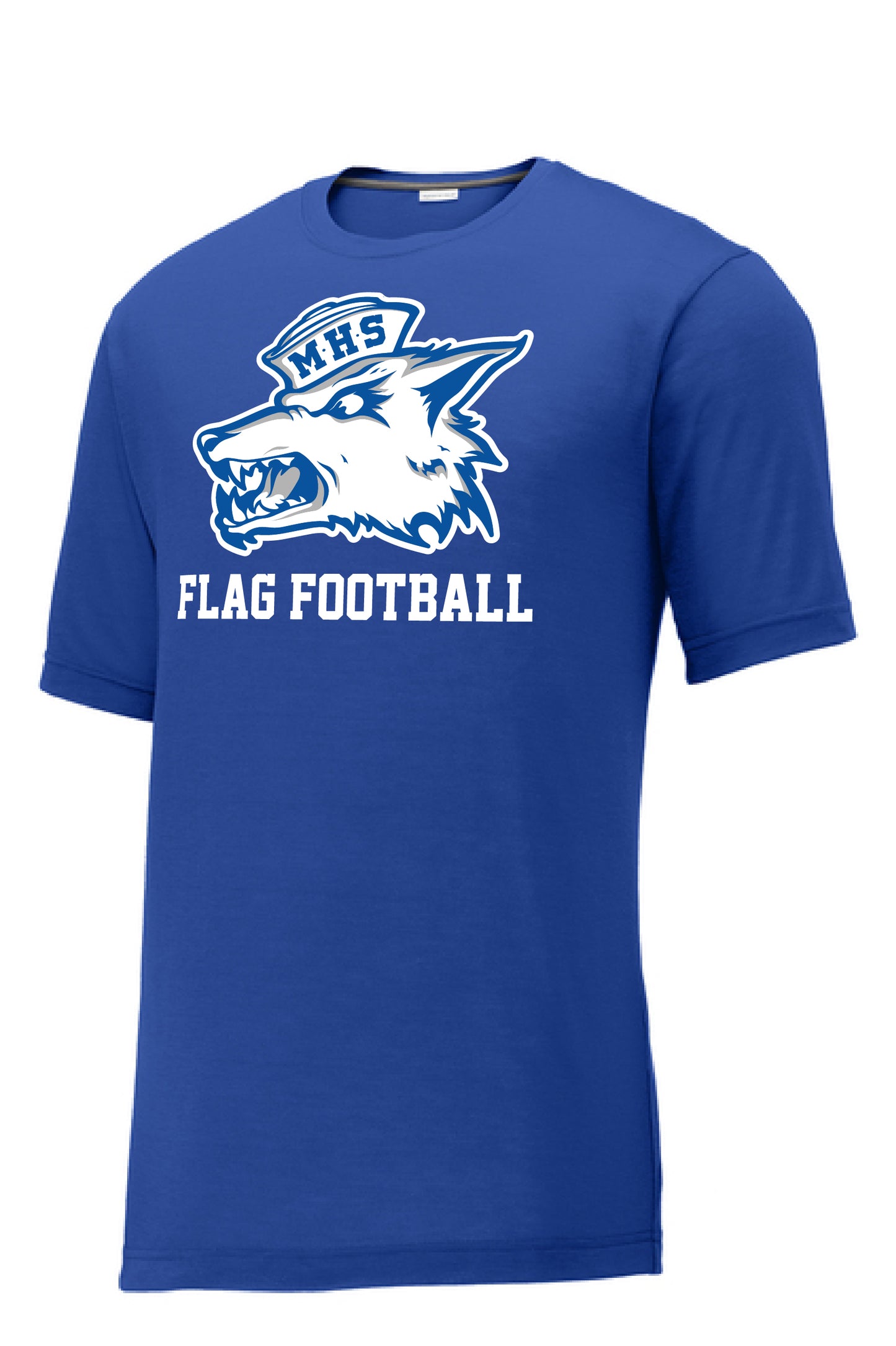 Madera Coyote Flag Football Royal T-Shirt