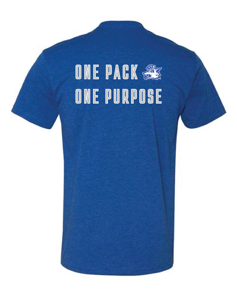 Coyotes Flag Football Royal T-Shirt