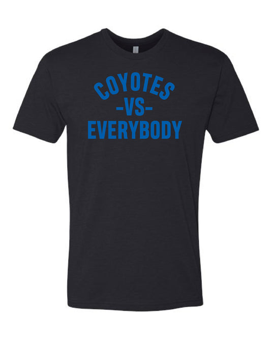 Coyotes VS Everybody Black Tee