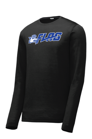 MHS Flag Football Black Sport Tek Long Sleeve T-Shirt