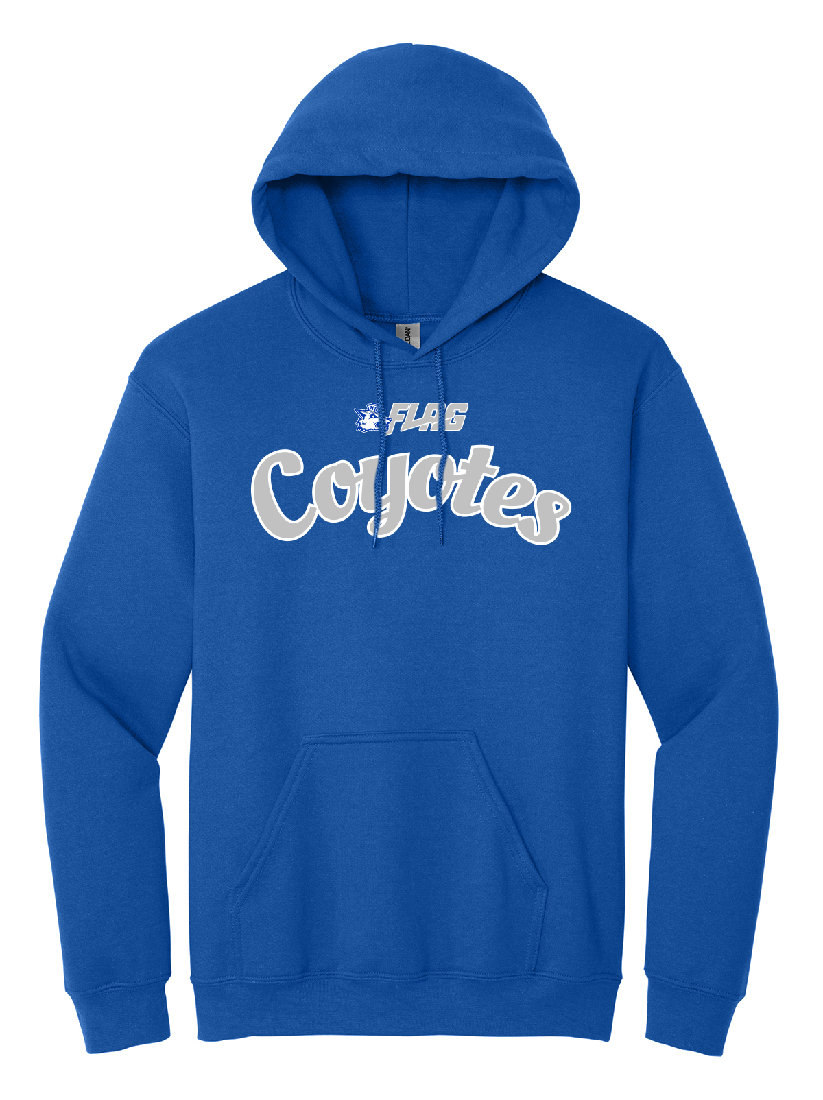 Madera High Coyotes Flag Football Royal Hoodie