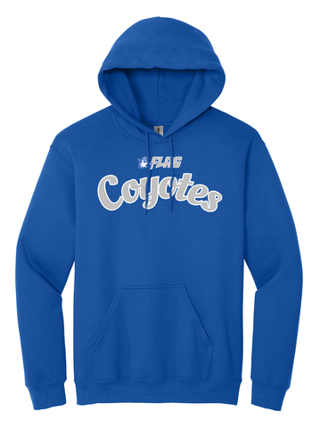 Madera High Coyotes Flag Football Royal Hoodie