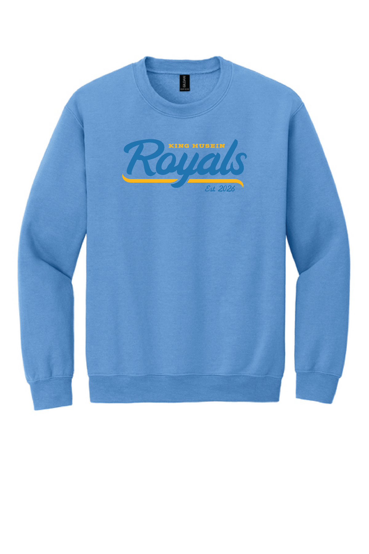 King Husein Royals Carolina Blue Crewneck