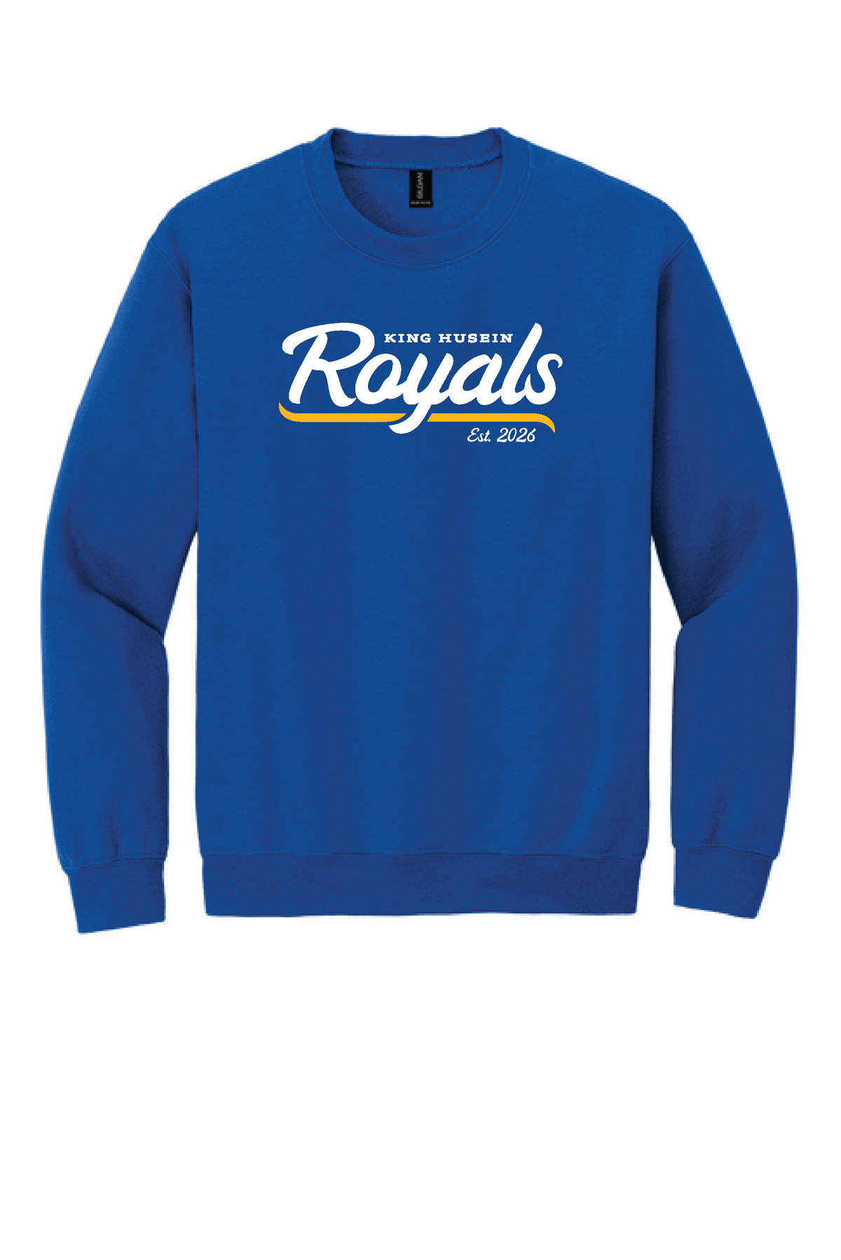 King Husein Royals Royal Blue Crewneck