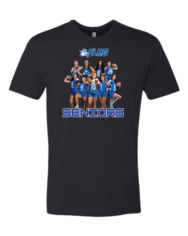 Coyotes Flag Football Senior Black T-Shirt