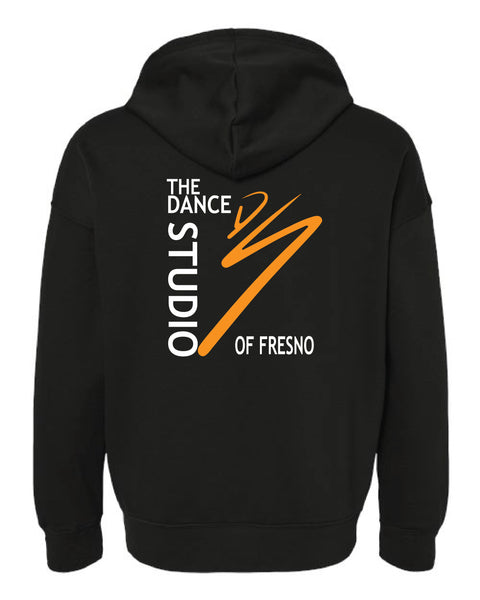 The Dance Studio Bella+Canvas Unisex Sponge Fleece DTM Full-Zip Hoodie Sweatshirt