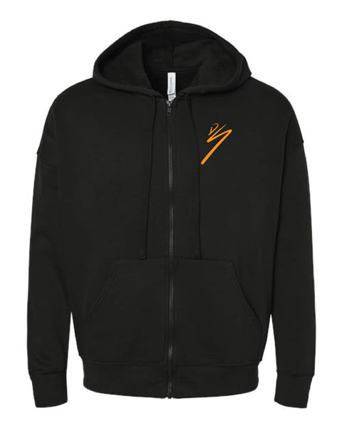 The Dance Studio Bella+Canvas Unisex Sponge Fleece DTM Full-Zip Hoodie Sweatshirt