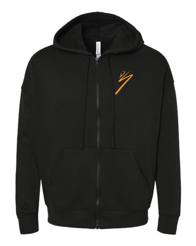 The Dance Studio Bella+Canvas Unisex Sponge Fleece DTM Full-Zip Hoodie Sweatshirt