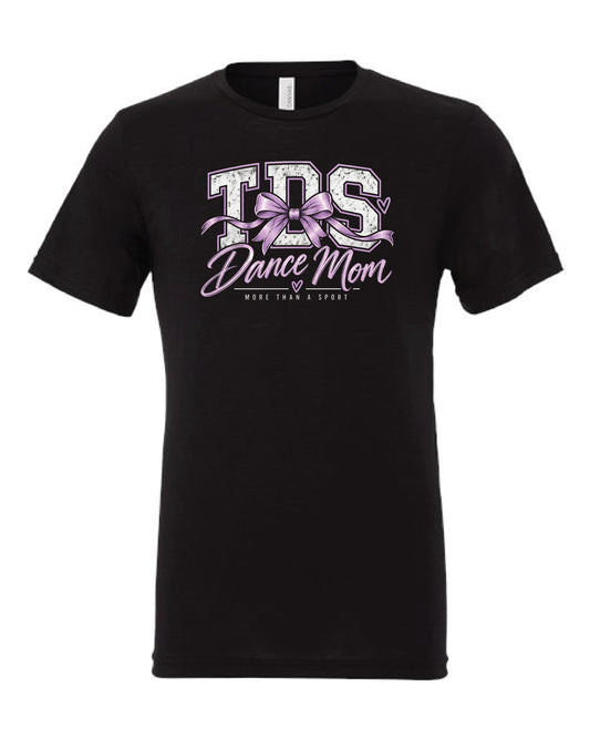 TDS Studio Dance Mom Bow Bella+Canvas Triblend Tee