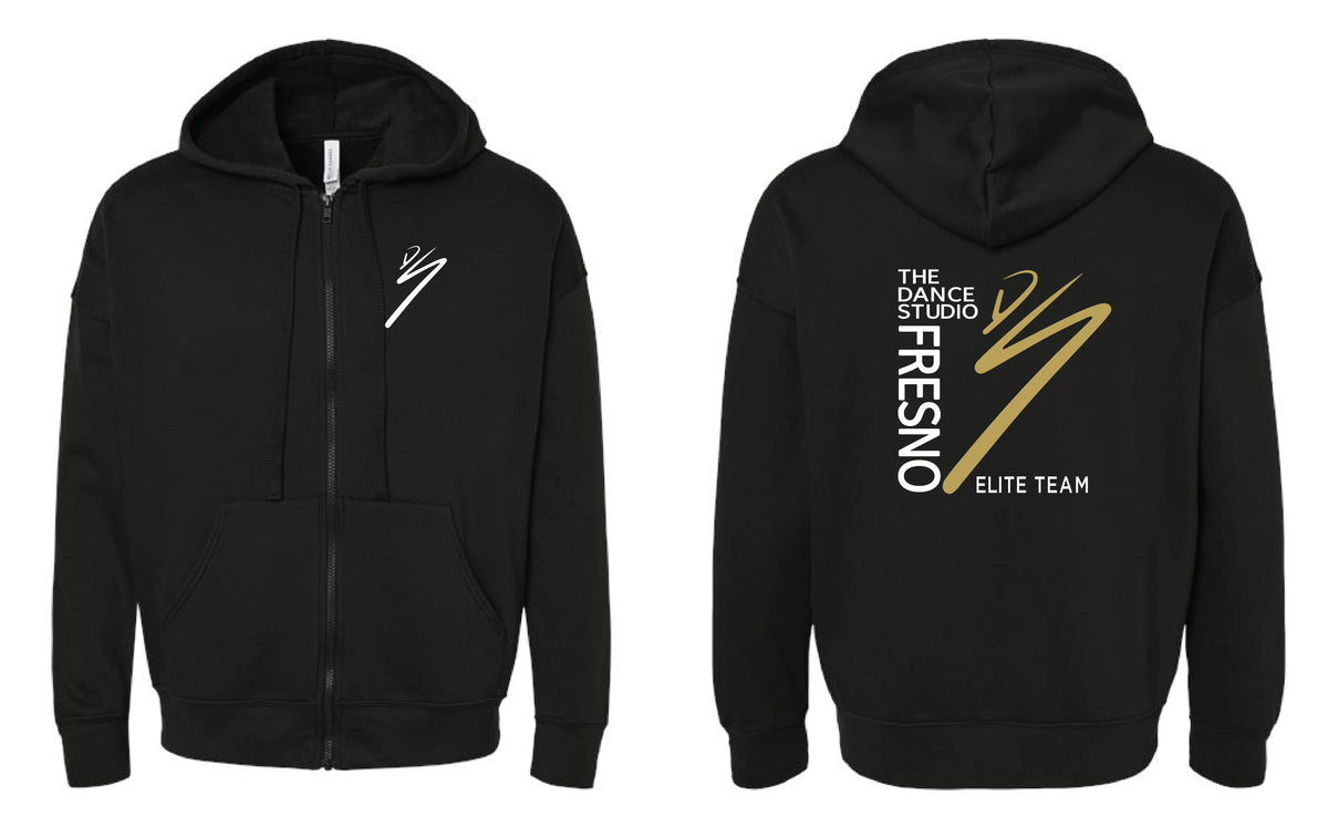 DS Elite Team Bella+Canvas Unisex Sponge Fleece DTM Full-Zip Hoodie Sweatshirt