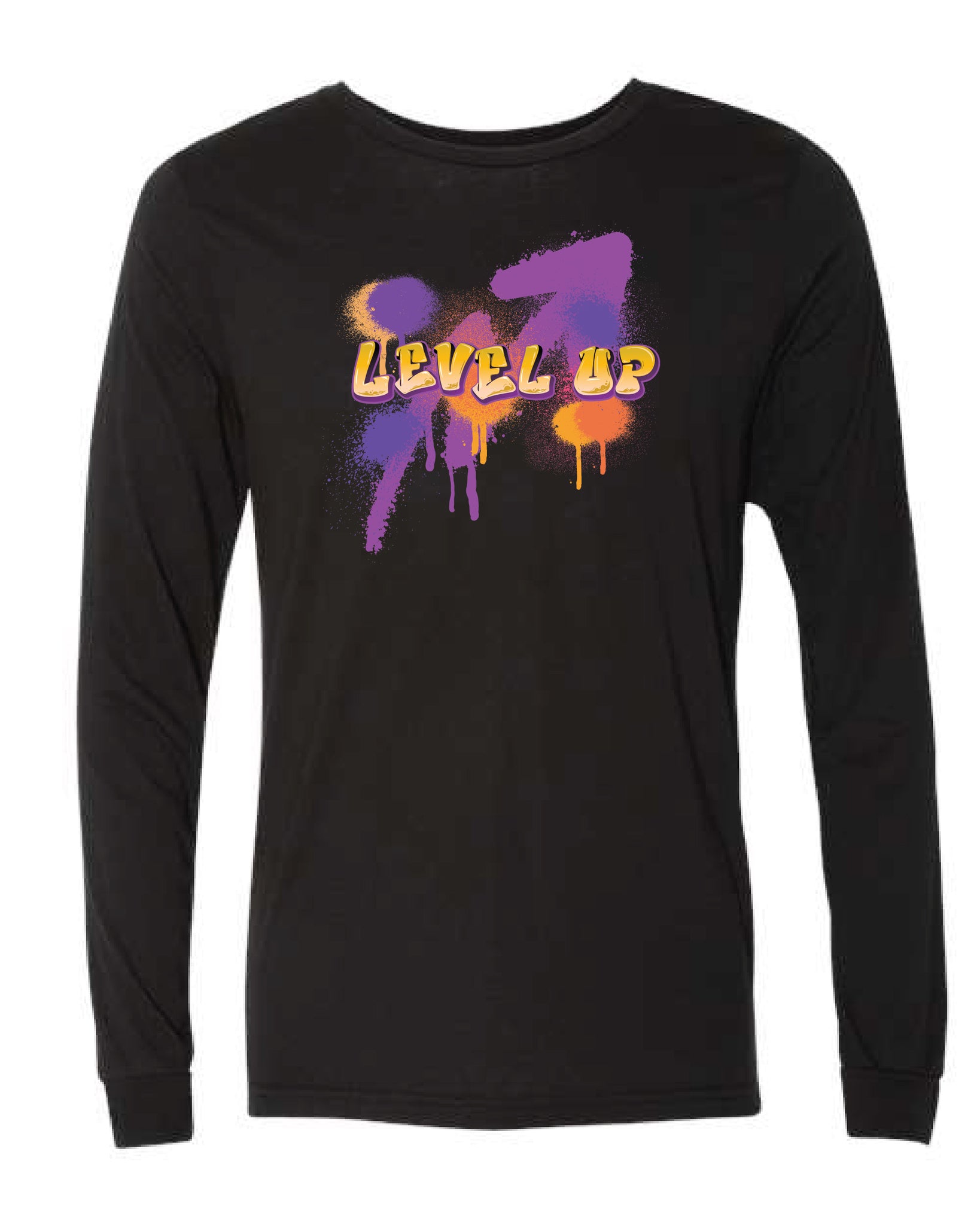 Level Up Bella+Canvas Triblend Long Sleeve Tee