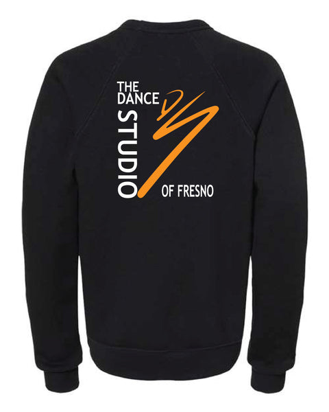 Level Up Bella+Canvas Youth Sponge Fleece Raglan Crewneck Sweatshirt