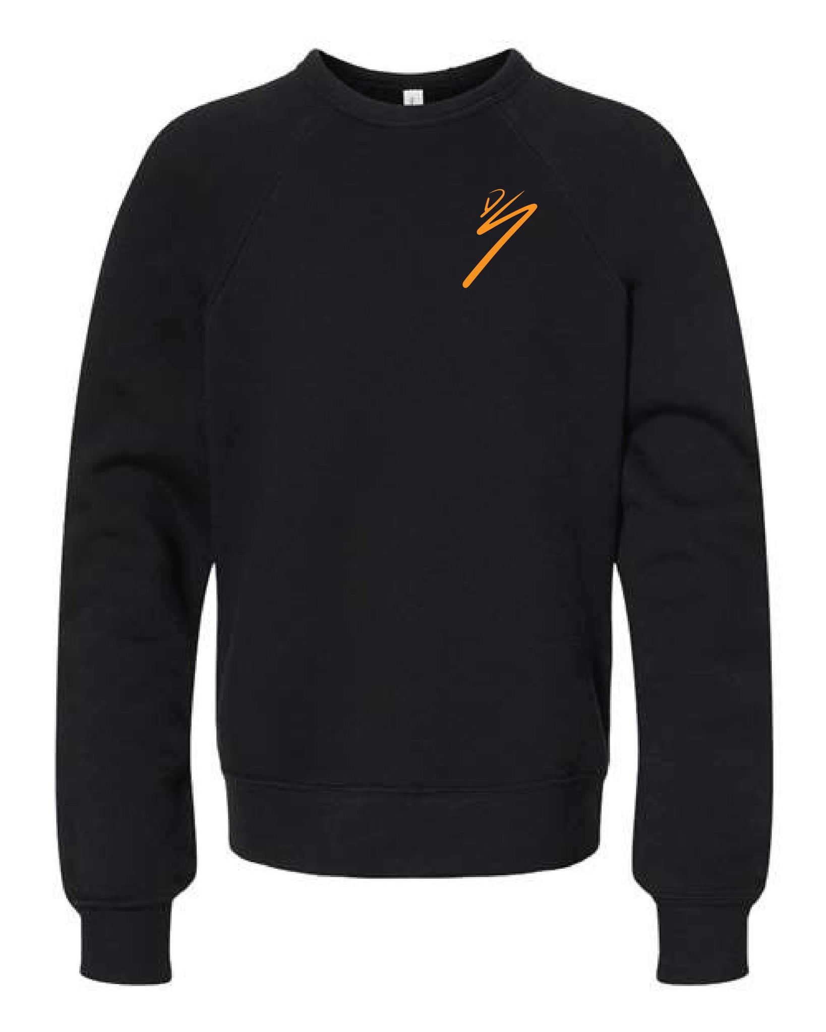 The Dance Studio Bella+Canvas Youth Sponge Fleece Raglan Crewneck Sweatshirt