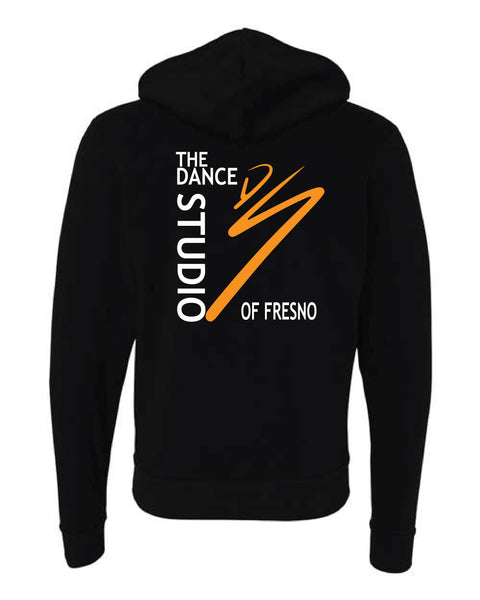 The Dance Studio Bella+Canvas Youth Sponge Fleece Full-Zip Hoodie Sweatshirt