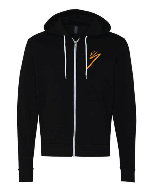 The Dance Studio Bella+Canvas Youth Sponge Fleece Full-Zip Hoodie Sweatshirt