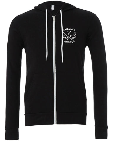 Amelia's Unisex Full-Zip Hooded Sweatshirt